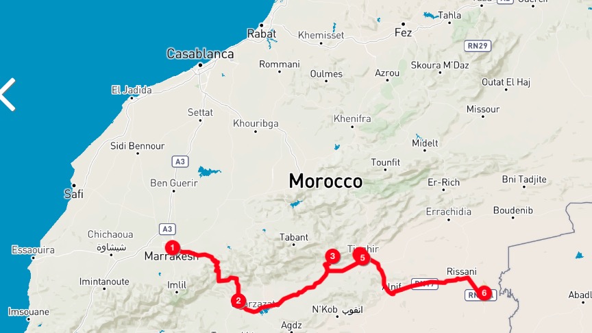 Itinerari sud Marroc