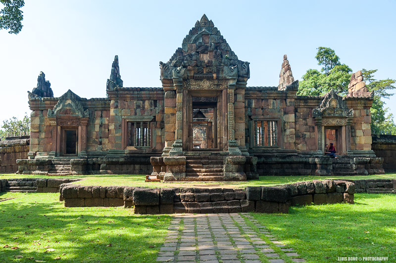 Temple khmer al del parc arqueòlogic Prasat Phanom Rung a Surin
