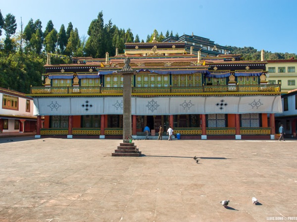 Gangtok, Sikkim: Rumtek Dharma Chakra Centre, el monestir del Karmapa