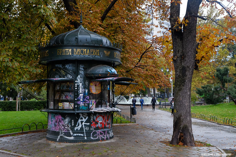 Quiosc en un parc de Sofia