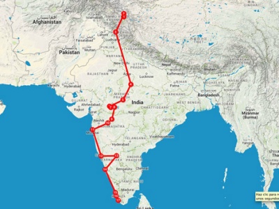 Índia de nord a sud: itinerari i informació pràctica del viatge