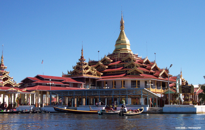 Temple budista a Inle Lake, Myanmar
