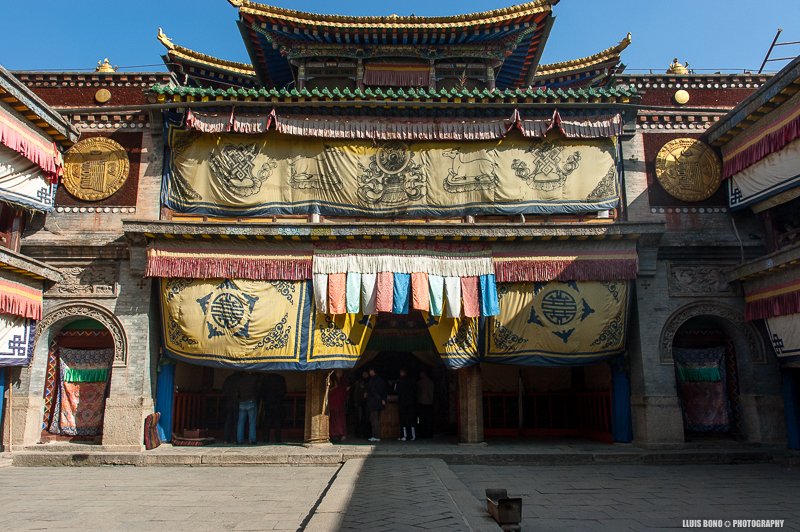 Façana del monestir de Taer Si a Xining